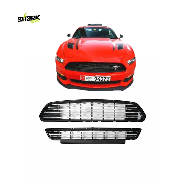  Передний пластиковый гриль для Ford Mustang 2015-2017 California Edition белый и
