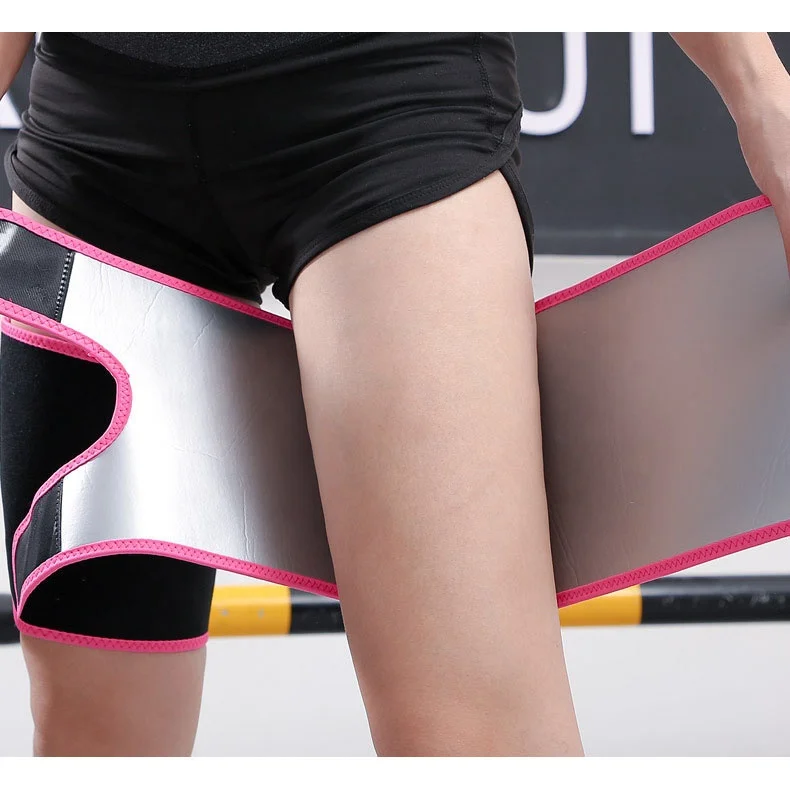 Custom Sauna Sweat Leg Shaper Bandage Women Slimming Weight Loss Leg Slimmer Bandage Wrap Ladies Leg Fat Burner Thigh Trimmer