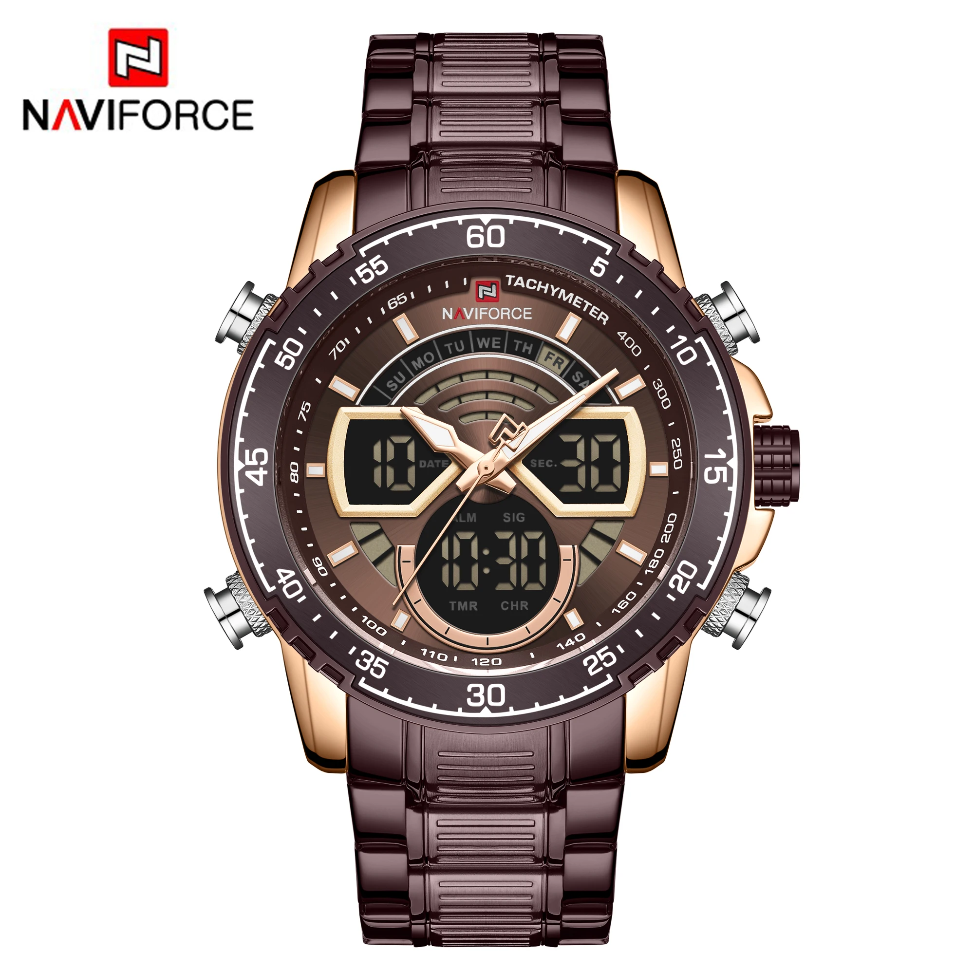 
NAVIFORCE watch 9189 chinese wholesale relojes hombre custom gold waterproof luxury wrist watches for men quartz digital watches 