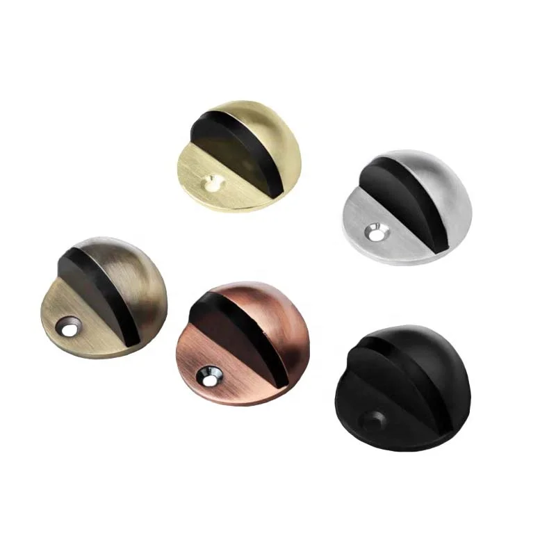 Цинковый сплав, резиновая дверная остановка, купольная дверная остановка