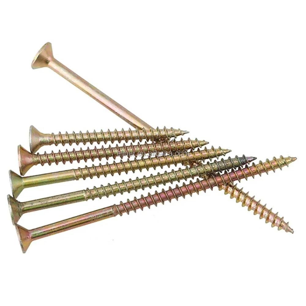 Heavy Duty Steel Wall Anchor with Screws Tree Shaped for Concrete Hollow-Wall  Washer Hex Flange Self Tapping Wood Screw