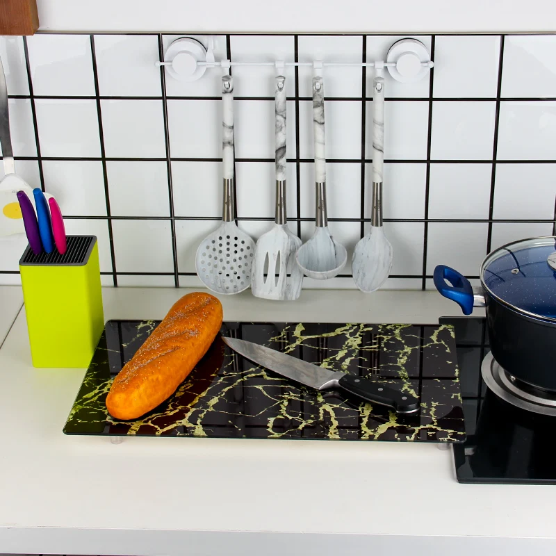 Special Hot Selling Universal Hob Cover Top Tempered Glass Chopping Board