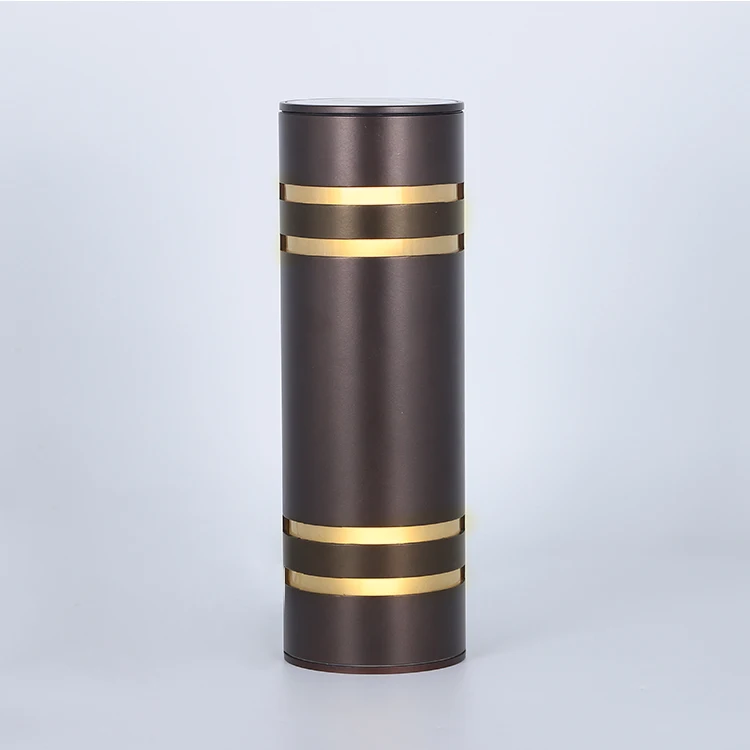 cylinder outdoor wall light led metal black lighting outdoor wall mounted lamp