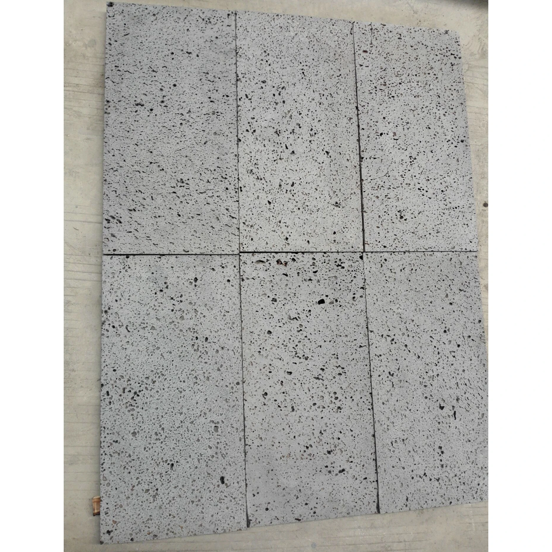 High Quality Natural Volcanic Rock Honeycomb Lava Basalt Stone Paver Tiles for Outdoor