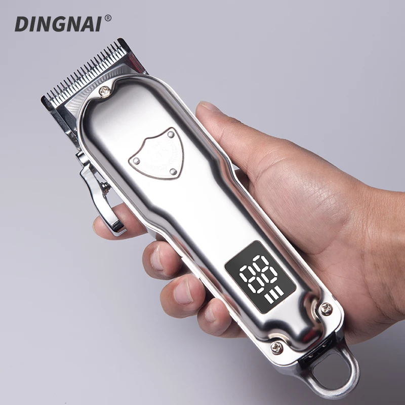  2021 Professional powerfully barber Hair clippers for men LCD display electric