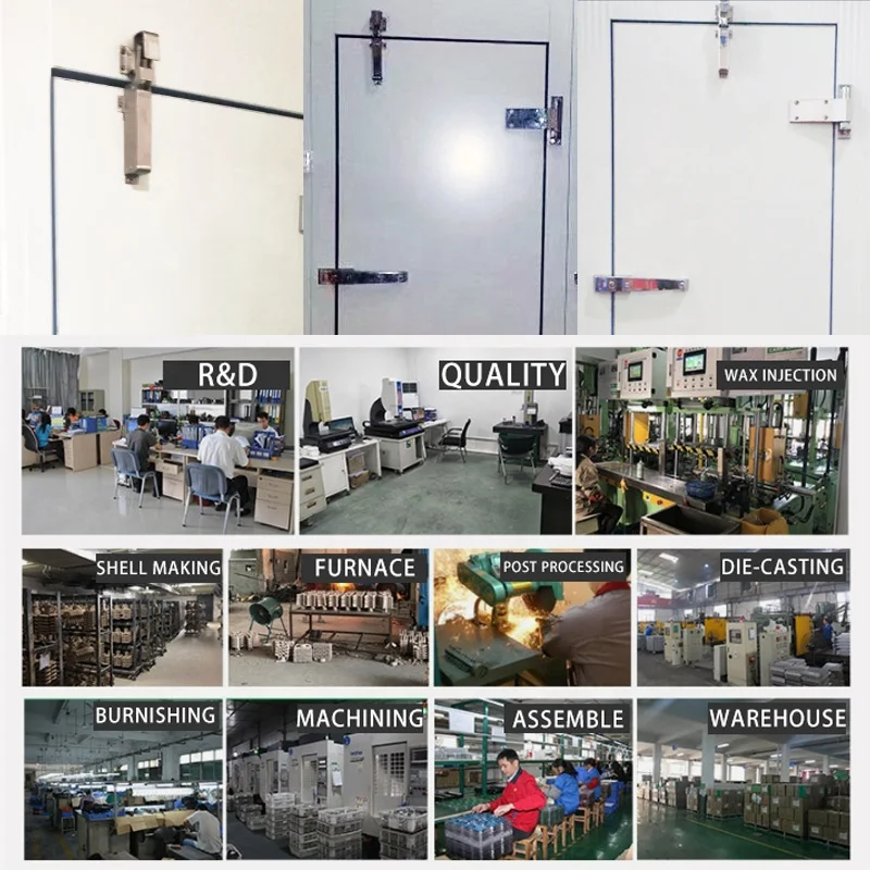 1230 Manufacturer Stainless Steel Heavy Duty Hydraulic Freezer Cold Room 1230 Door closer