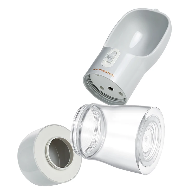 
Hot selling product Portable double cup pet dog water bottle suitable for outdoor travel 