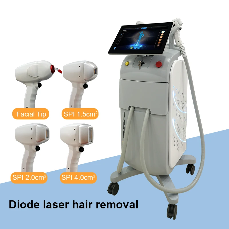 Ivyfly 755 808 1064 diode laser hair removal diode laser ice platinum permanent portable 808nm diode laser hair removal epilator