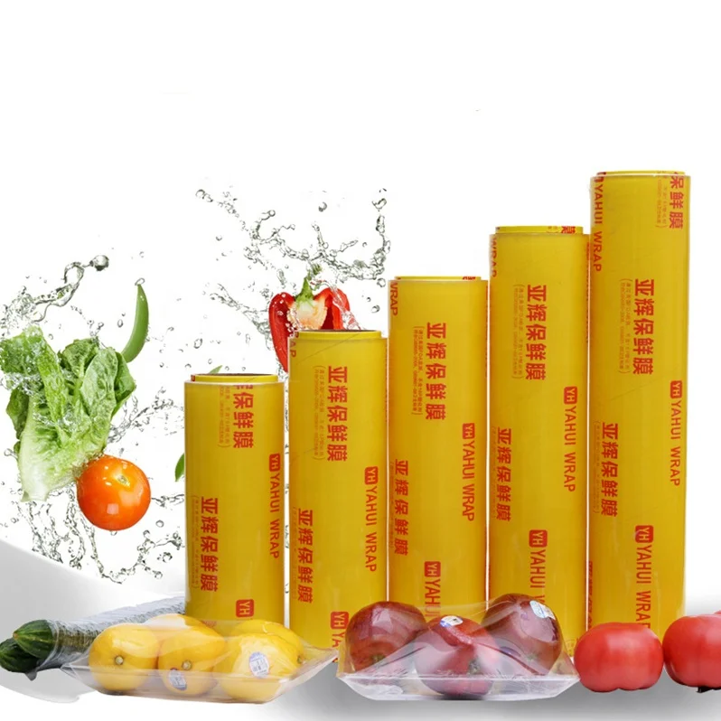 Jumbo roll cling wrap plastic wrap food film PVC stretch film cling film for food