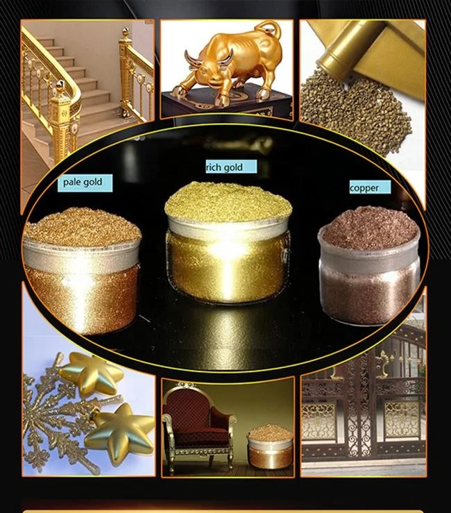 China Rich pale gold copper metallic powder for inks or plastics and coatings