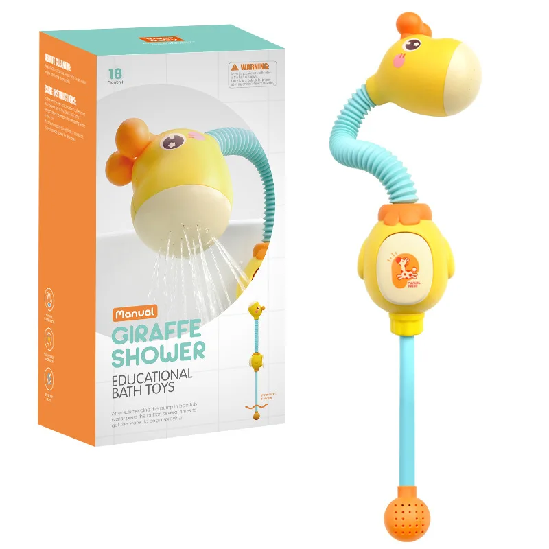Creative Baby Bath Toy Colorful Rainbow Cloud Funny Adjustable Baby Shower Rainbow Water Proof Baby Bath Kids Game Toys