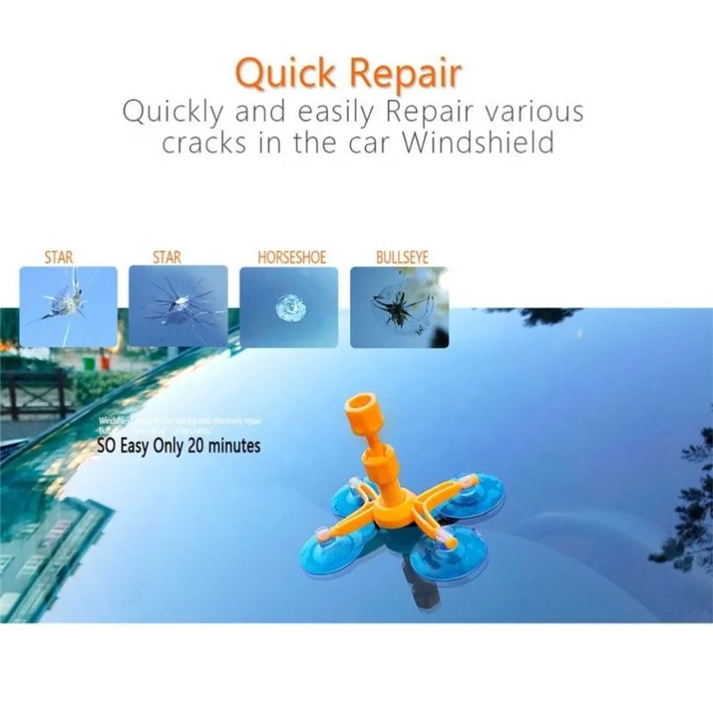 Windshield Repair Kit Car Window Glass Scratch Crack Restore Repair Tool Car Window Screen Polishing Car Styling