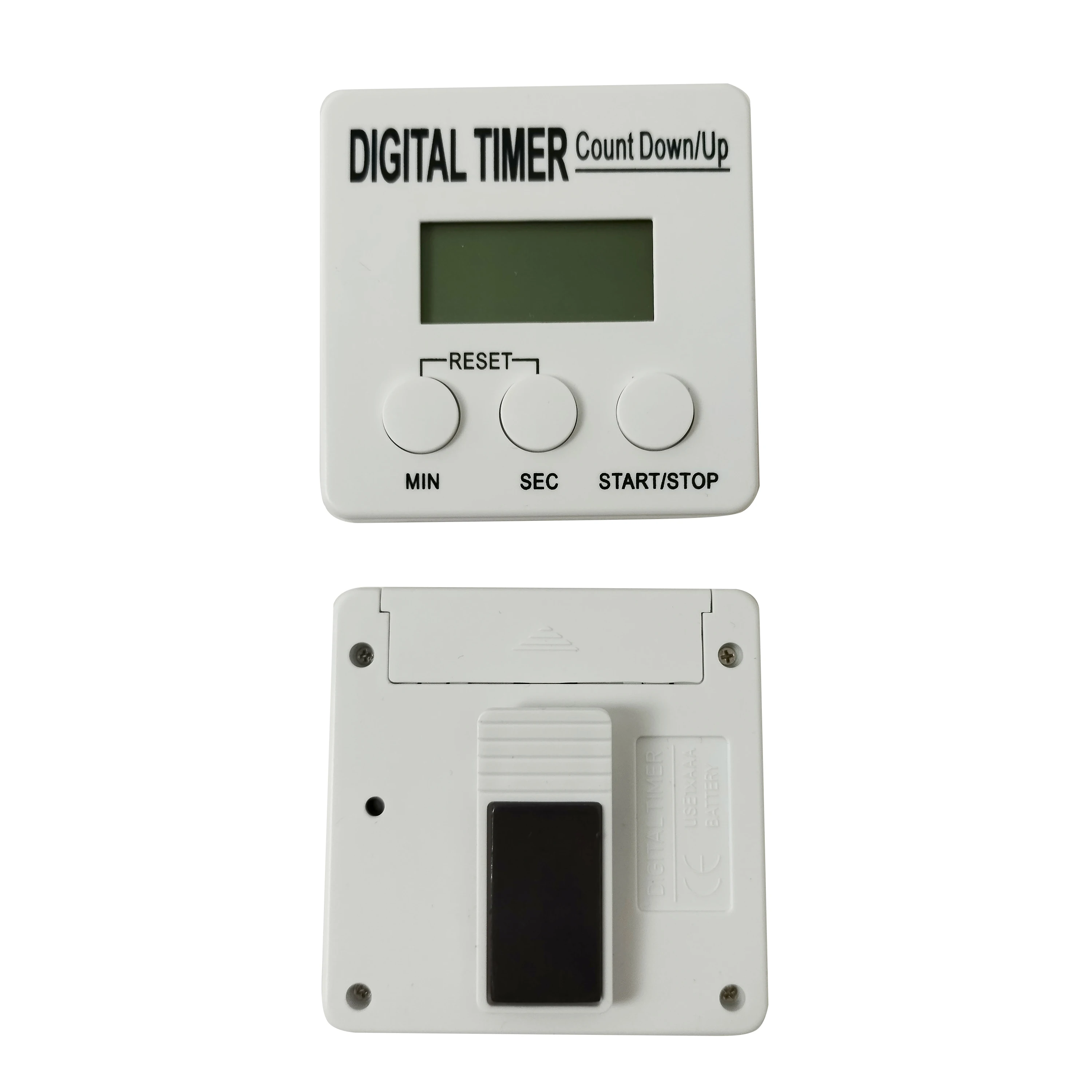 Portable Multifunction Plastic LCD Students Learn Timing Control Countdown Kitchen Electronic Digital Timer With Support Clip