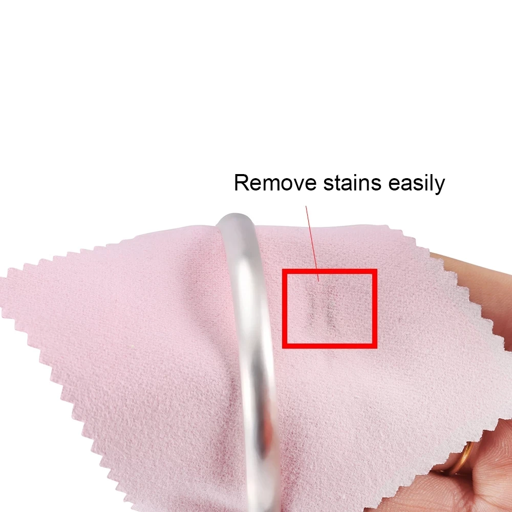 Polish Package Cleaning of Jewelry Printing Logo Silver Polishing Cleaning Cloth Wiping of Gold Tools Towel