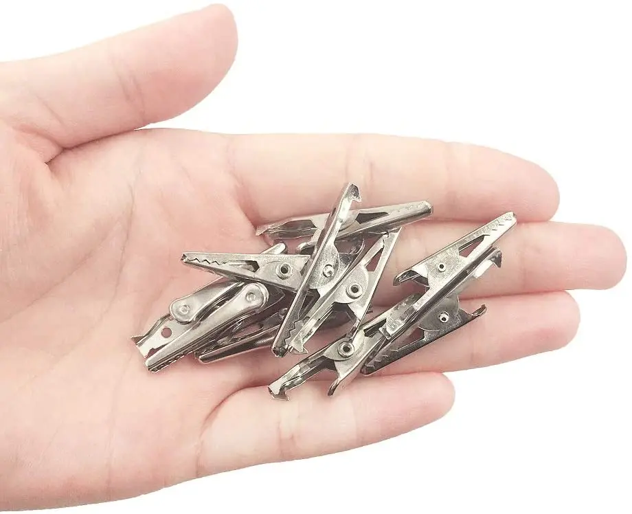 
Bulk packing 28mm metal crocodile clamps, crocodile clips with high quality 