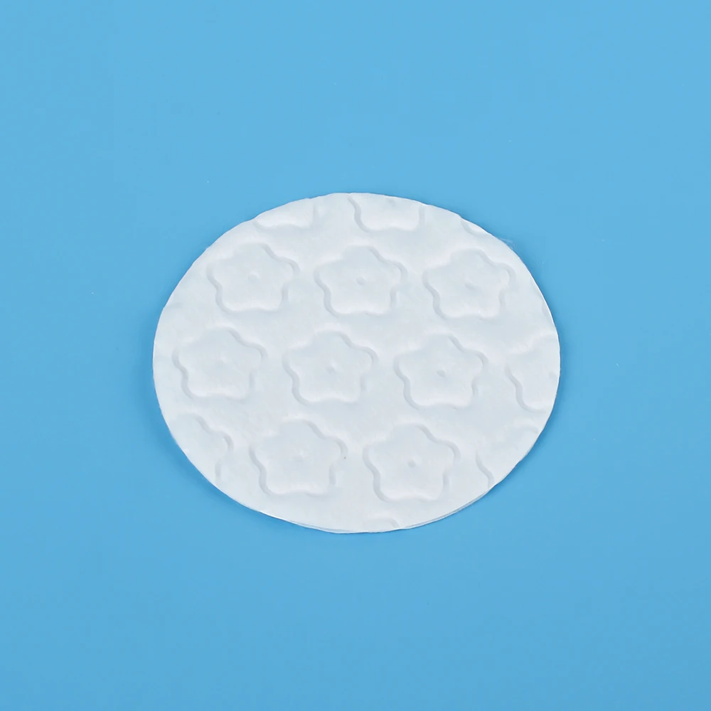 Customized wholesale organic makeup removing pad bamboo reusable cotton round pad