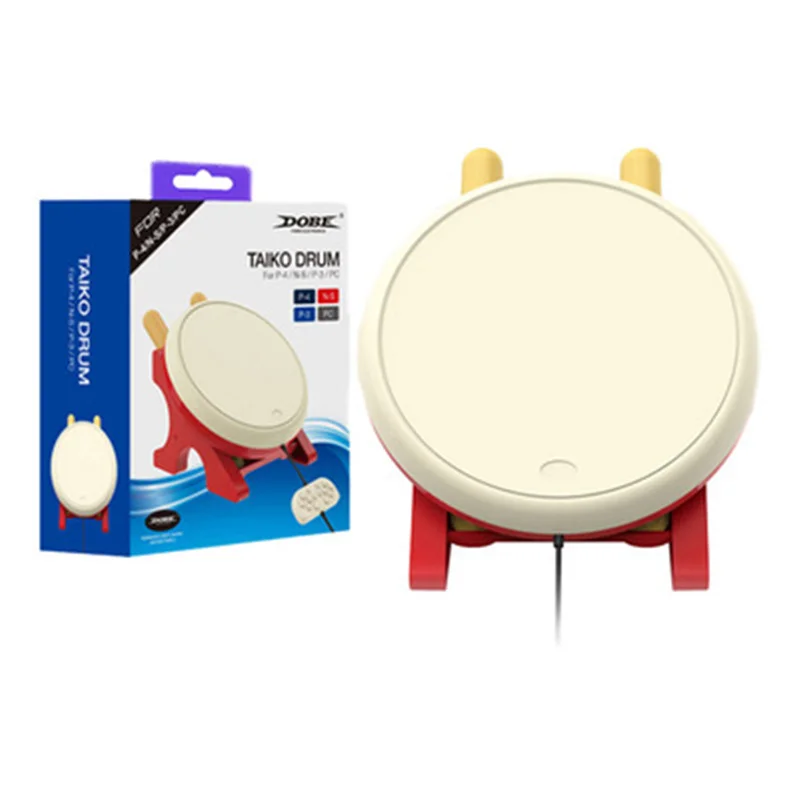 
DOBE TV Gaming Drum For NS video game Taiko Drum For PS3 PS4 PC Nintend Switch NX NS Console game accessories 