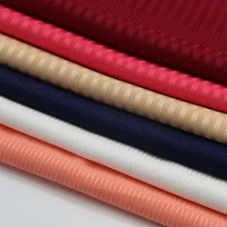 Woman tops fashionable custom spandex knitted rib knit jacquard fabric recycle fabric