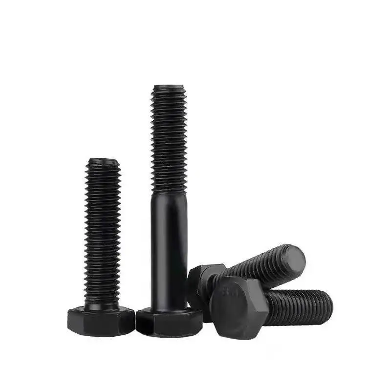 Din 931 Din 933 M8 Hexagon Head Bolt Grade 4.8/ 8.8/ 10.9/ 12.9 Half Thread Hex Bolt And Nut