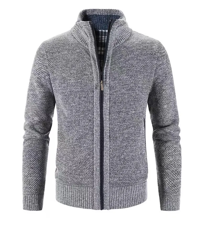 New product Polyester / Cotton alpaca sweater knitting wear mens custom cardigan sweater