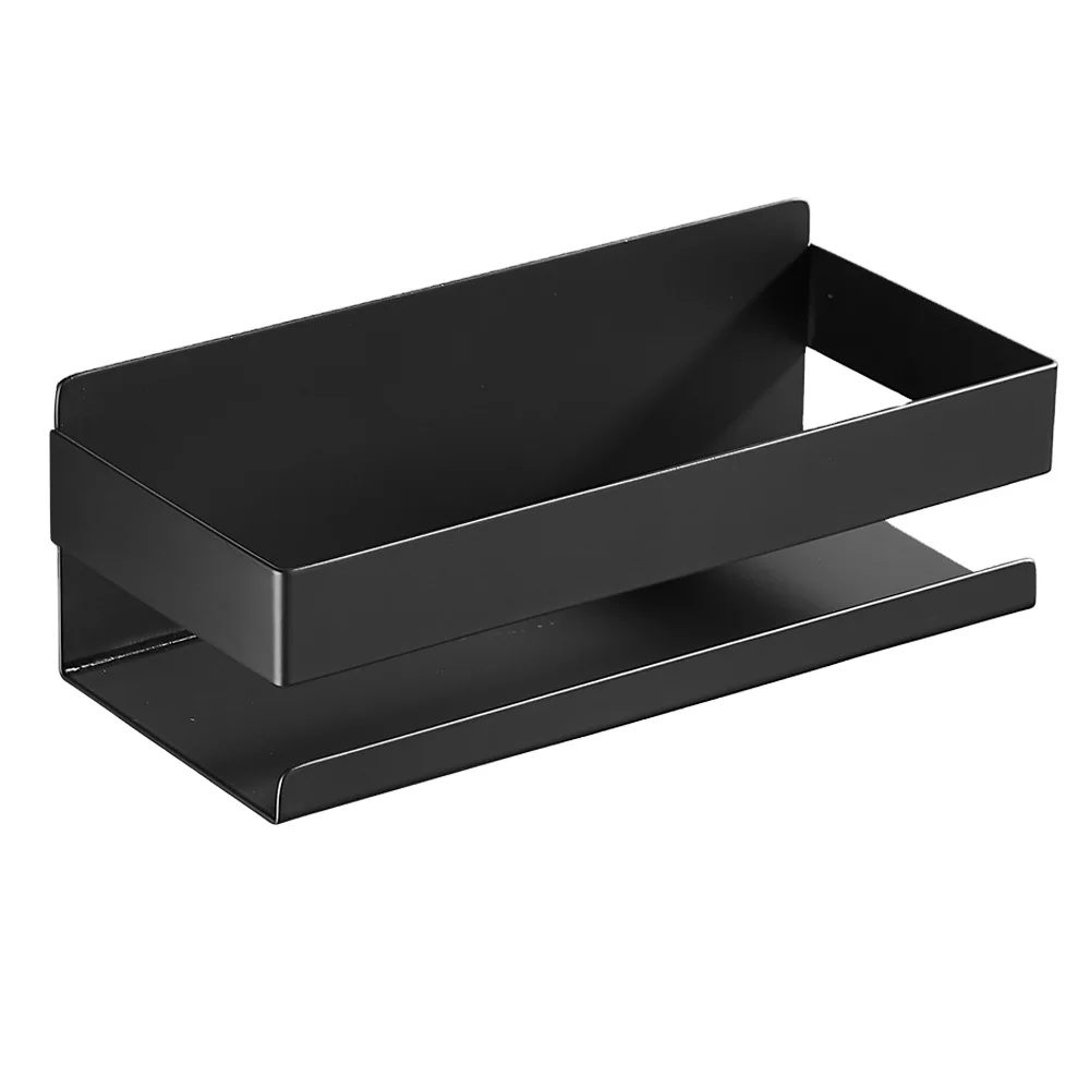 Beelee SUS 304 Rustproof Stainless Steel Adhesive Hotel Shower Storage Organizer No Drilling Bathroom Shower Shelves