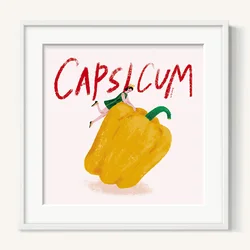 wholesale modern high quality printing realistic Fruits painting and vegetables restaurant wall art decoration