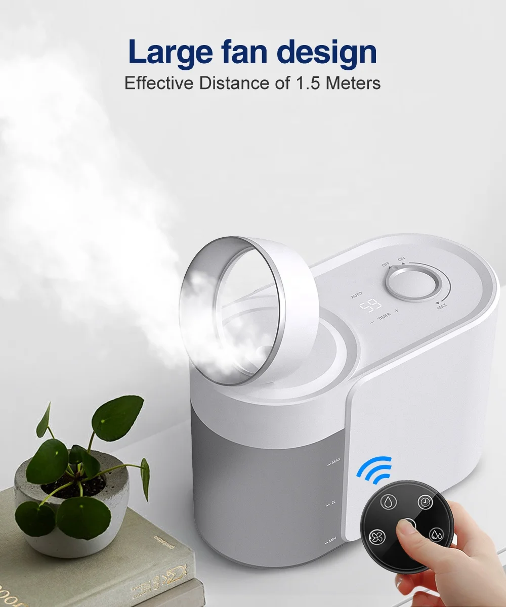 2024 Essential Oil Diffuser Abs Air Air Fresh Atomizer Cool Mist Humidifier 4.5L Aroma Essential Oil Fragrance Machine