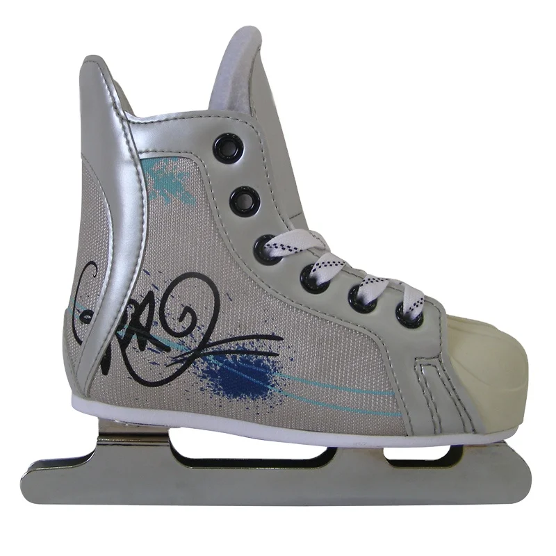 Classic Design Comfortable Kids bob Ice Skates Double Runner Blades Skating Shoes