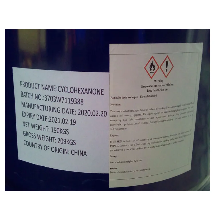 Цветной Циклогексанон более низкой степени очистки APHA