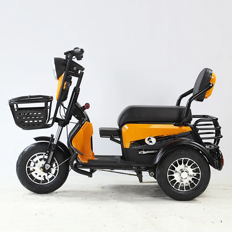 Electric tricycle with 3 wheels high speed comfortable cargo bike