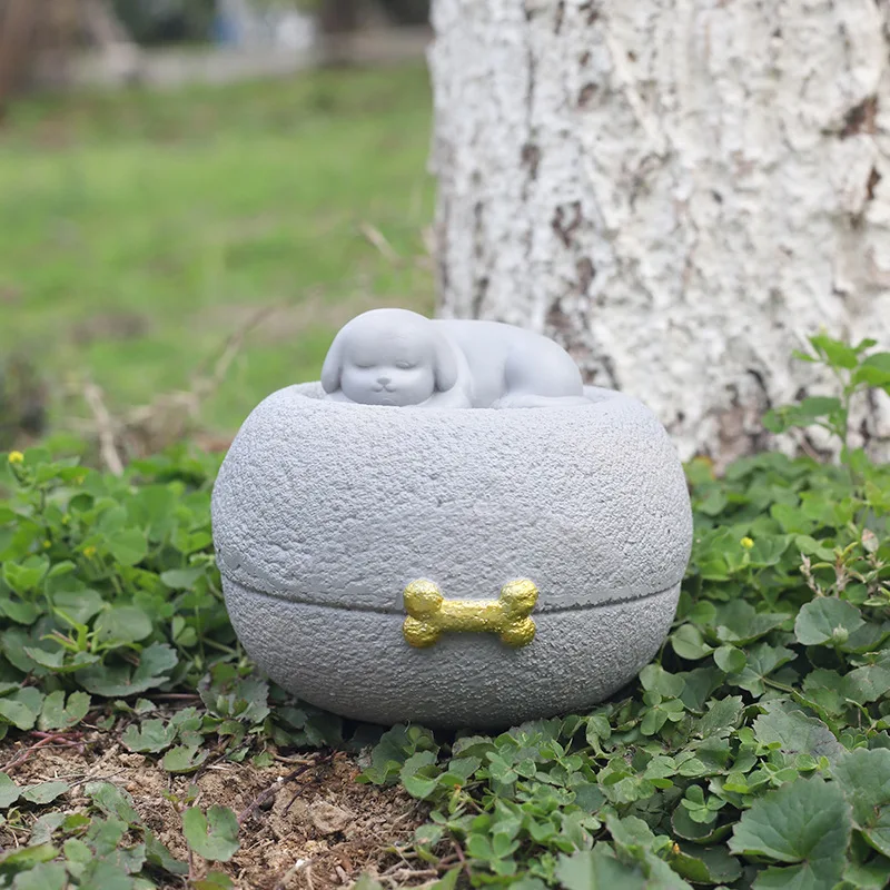 Wholesale Cheap Cat and dog funeral beloved pet memorial urn urn placement