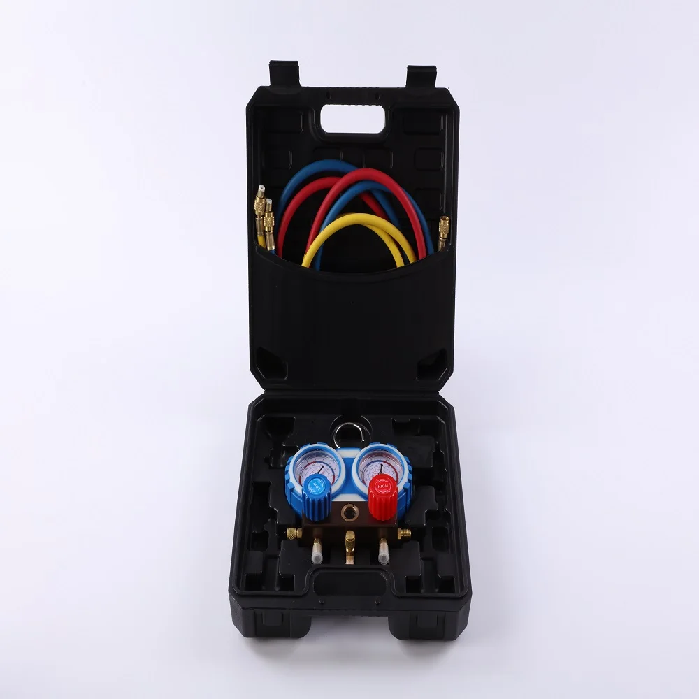 Single Digital Manifold Gauge Valve for Low & High Pressure for Refrigerant R134A/R22/R404A/R406A