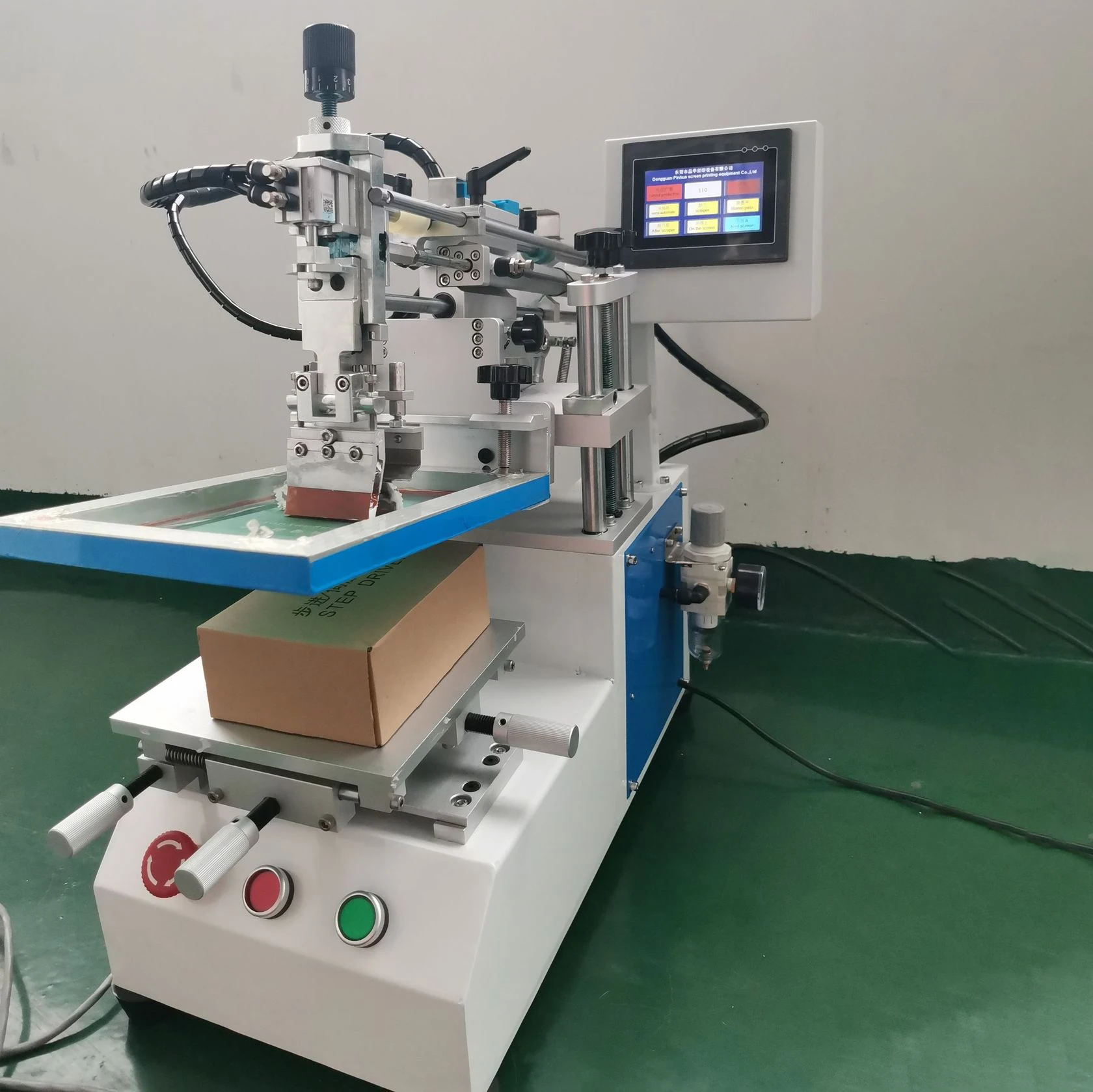 Semi Automatic Plastic Hardware Acrylic Screen Printer Sunglasses Shoe Pad Silk Screen Printing Machine