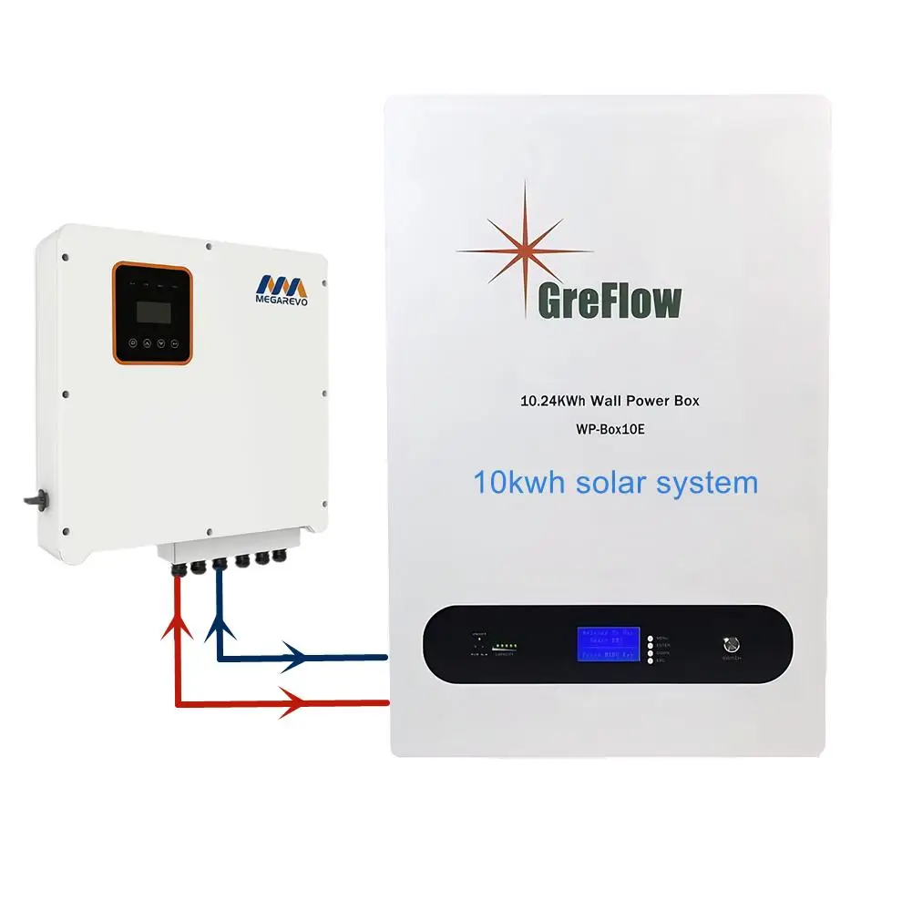 EU stock 10kw 5wh 20kw lifepo4 battery China manufacturer solar power hybrid home solar energy system 10kwh with inverter