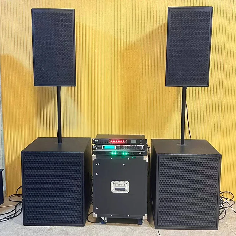 1000 Вт пассивный профессиональный аудио двойной 15 дюймов DJ Power Speaker Box