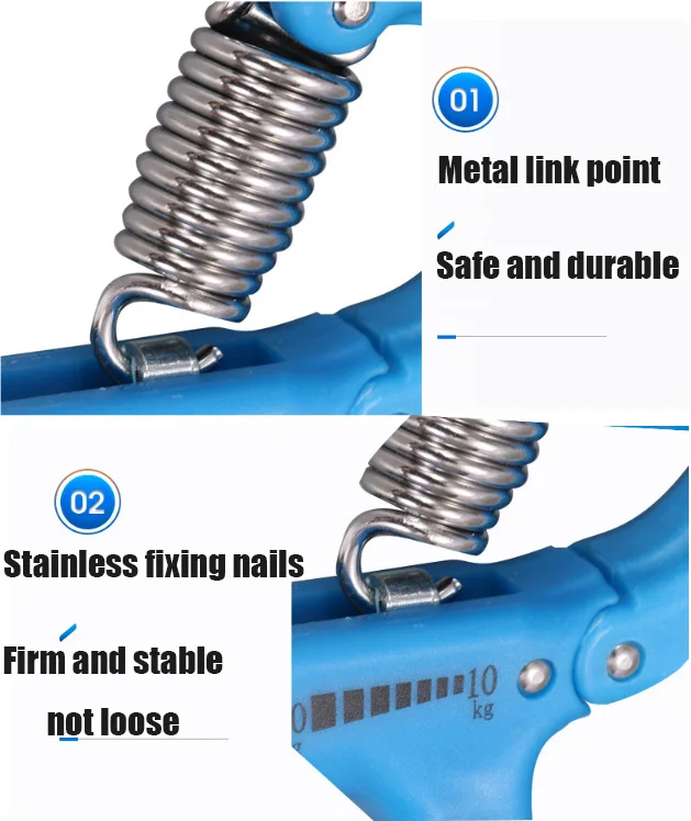 
10-40 Kg Adjustable Gripper Gym Power Exercises hand exerciser grips trengthener 