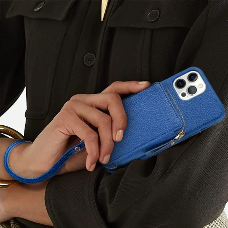 2024 Custom Fit High Quality PU Leather Phone Case for iPhone 8 Plus 14Pro 15 Fully Enveloped Summer Protector Case