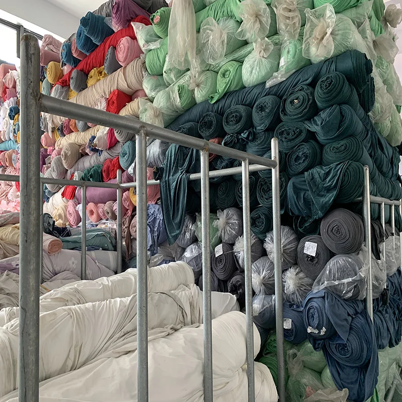 China cheap various colors dyed flannel fabric stock lots mixed fabric