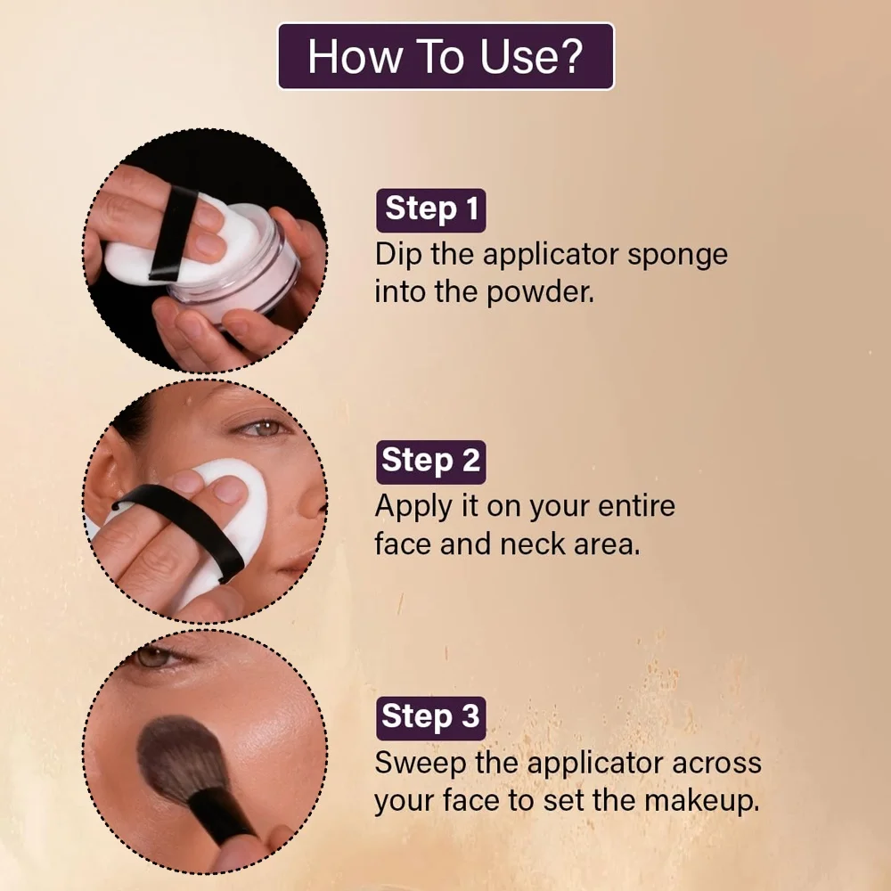 OEM Long-Lasting Face Makeup Oil-Control Concealer with Waterproof Loose Setting Powder