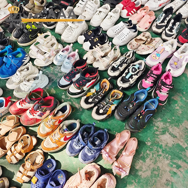 Branded Children Baby Casual Shoes Second Hand Ukay Ukay Bales Used Walking Shoes Stock Comfortable For Child