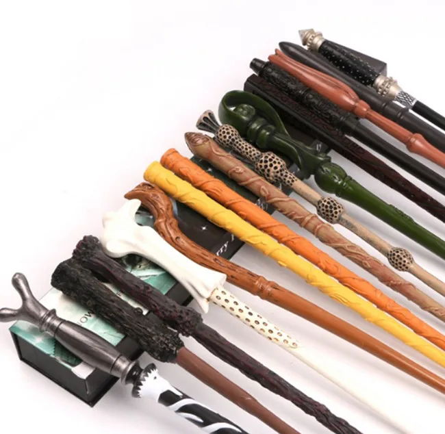 Top Quality Magic Wands Collection 39 Models Cosplay Normal Resin Magic Wand With Color Box