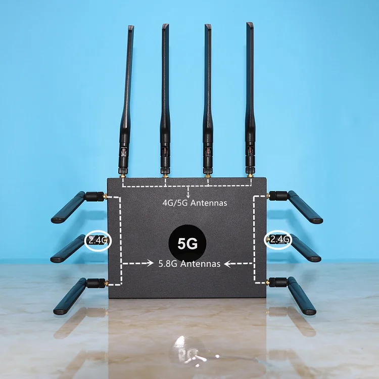 5G модем Smart Web Mesh CPE Gigabit порт Wifi точка доступа поддержка LTE WIFI6 беспроводной маршрутизатор со слотом для