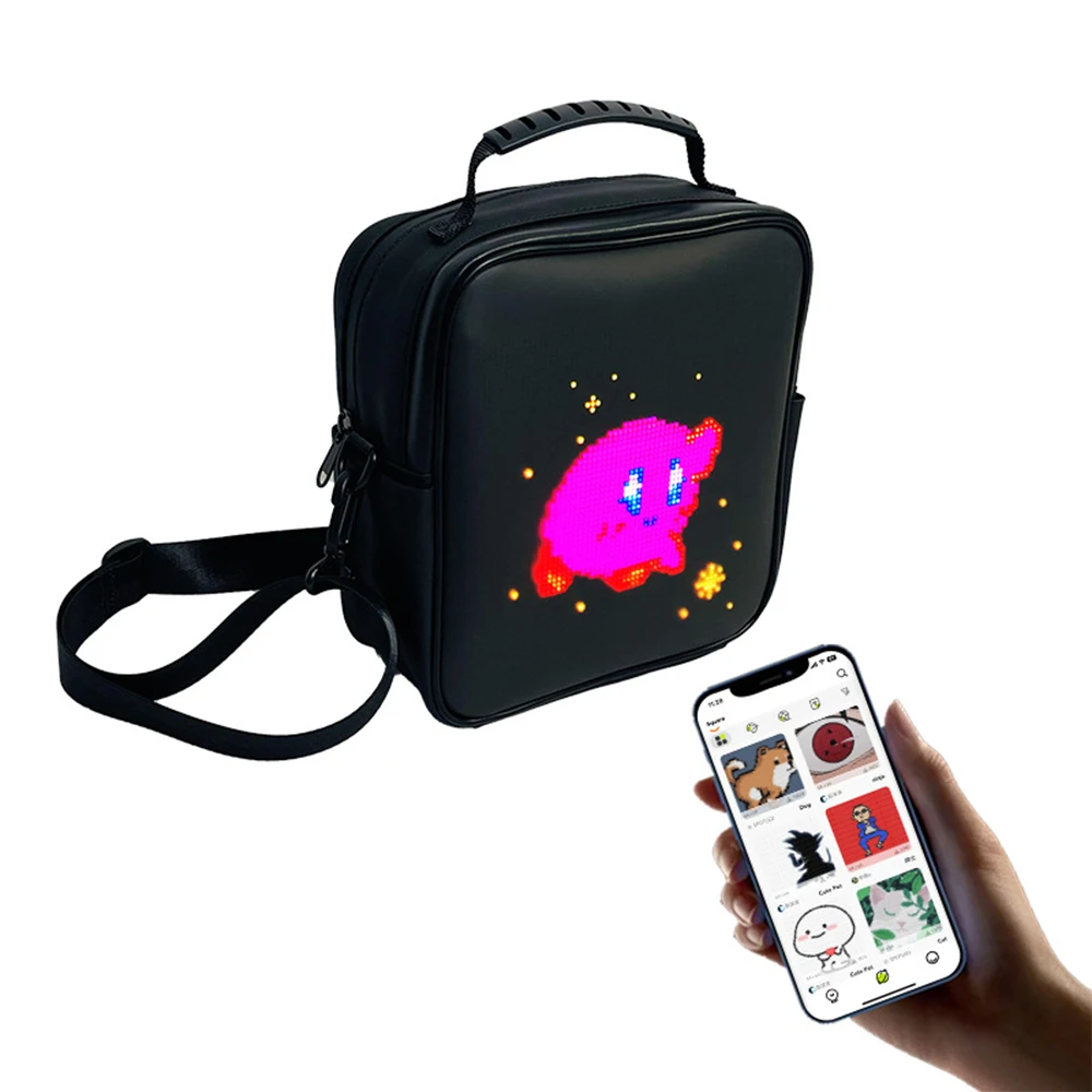 Best High Quality Personalized Smart Led Backpack Polyester Unisex Day Backpack With Screen Waterproof Waterproof Bag Fashion