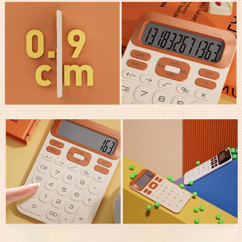 Standard Calculator 12 Digit,Desktop Large Display and Buttons,Calculator with Large LCD Display,ultrathin fashion