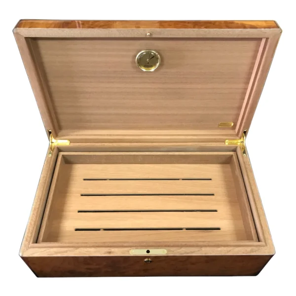 
Bamboo Black Walnut Cigar Box With Lid Processing Custom Desktop Jewelry Gift Packaging Storage Box Can Be Logo 