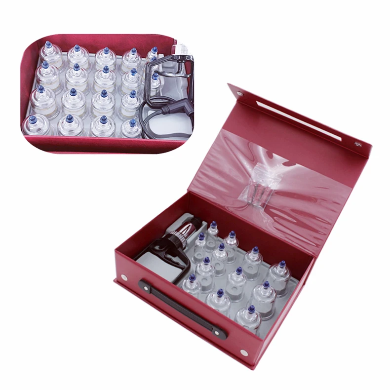 Корейское профессиональное оборудование для терапии, Набор банок с насосом и удлинительной трубкой, Набор банок