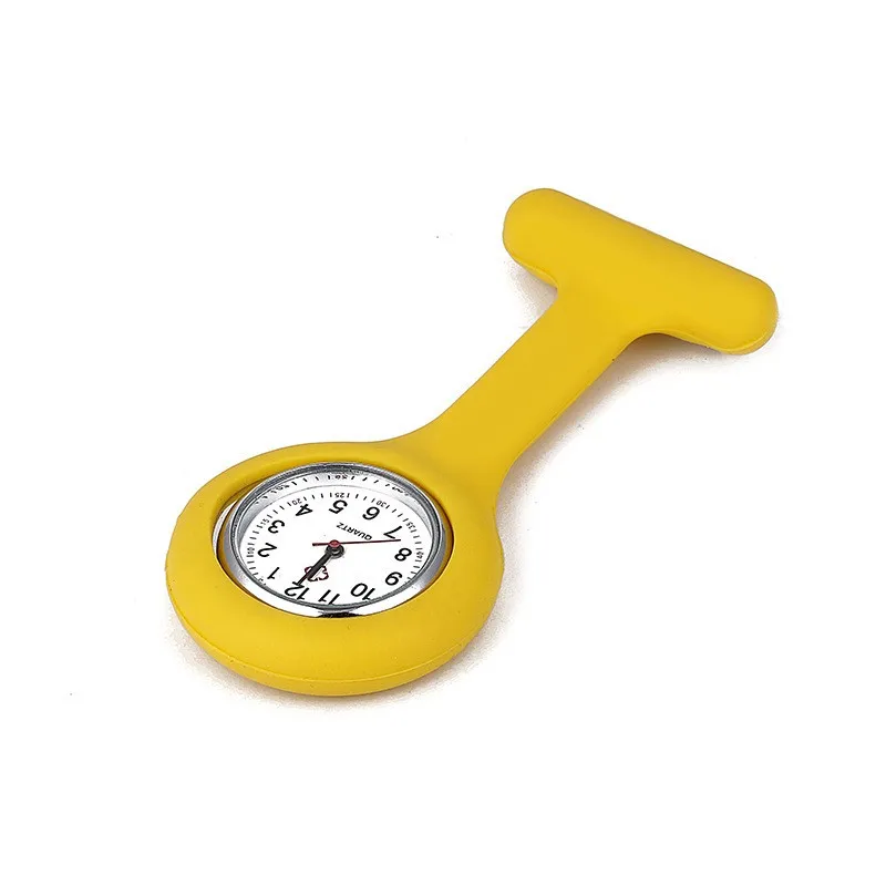 Amazon hot sale Colorful Portable Waterproof Pocket breast silicone watch nurse