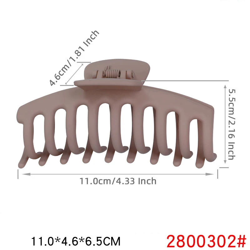 womens jumbo style colourful wave rectangle hair fashion acrylic clips unique large shark claw grip clip for hair