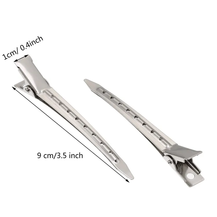 Duck Bill Hair Clips Metal Alligator Curl Clips Sectioning