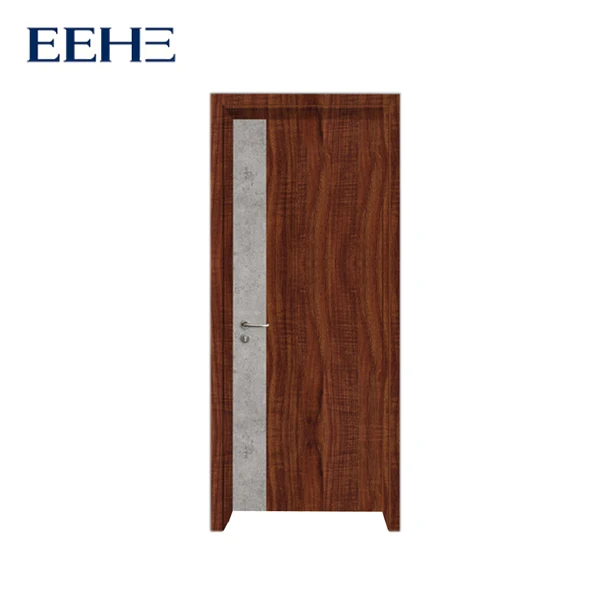 china eehe Custom Size Round Top Mahogany Door with wrought iron door grill
